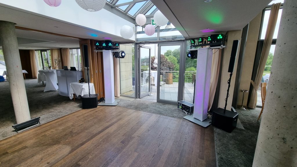 Licht- und Veranstaltungstechnik bei einem Event