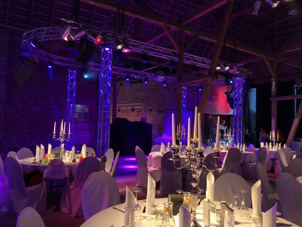 Licht- und Veranstaltungstechnik bei einem Event