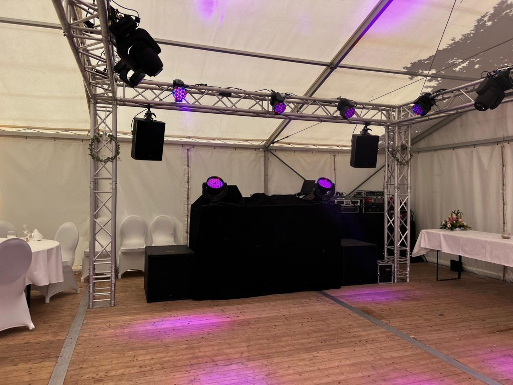 Licht- und Veranstaltungstechnik bei einem Event