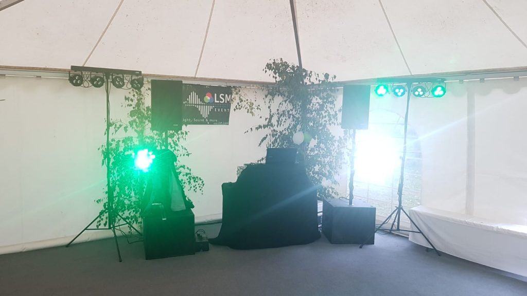 Licht- und Veranstaltungstechnik bei einem Event