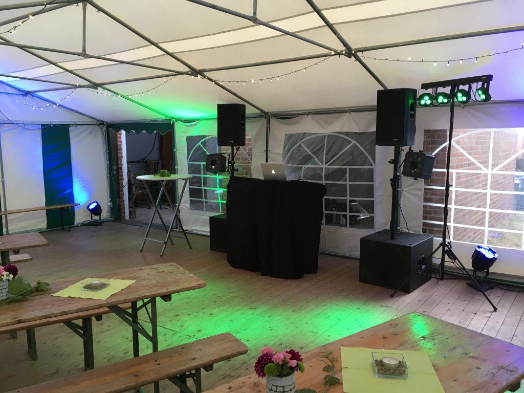 Licht- und Veranstaltungstechnik bei einem Event