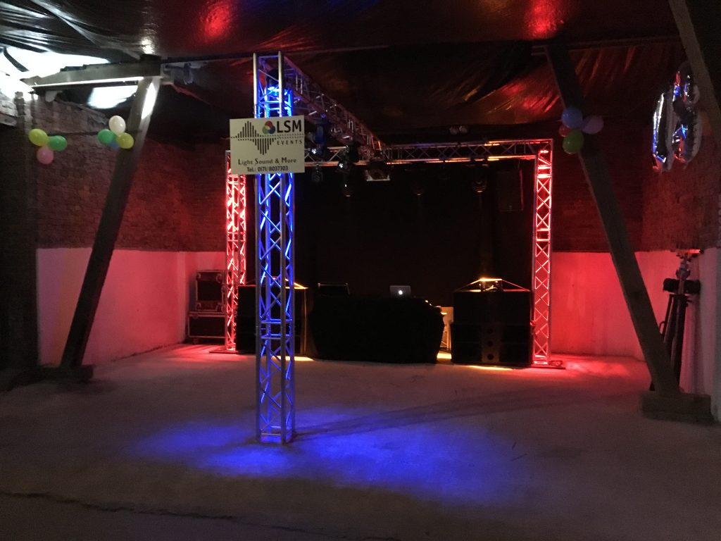 Licht- und Veranstaltungstechnik bei einem Event