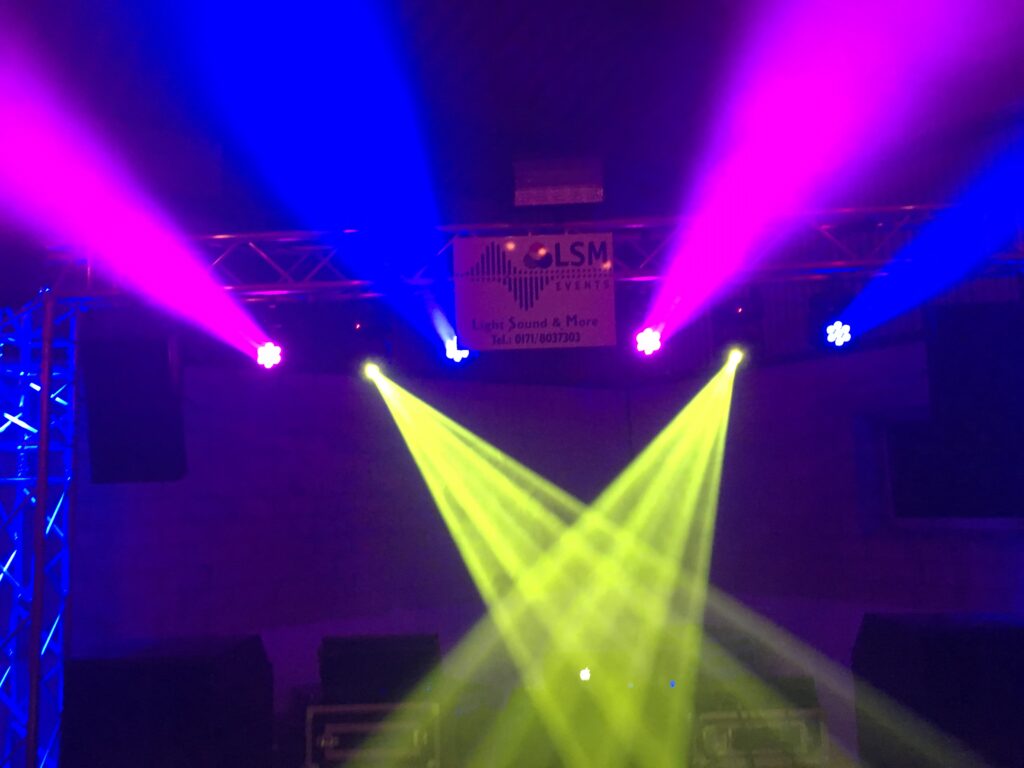 Licht- und Veranstaltungstechnik bei einem Event