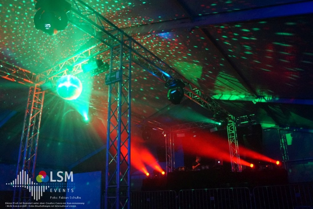 Licht- und Veranstaltungstechnik bei einem Event