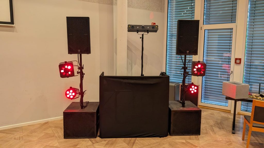 Licht- und Veranstaltungstechnik bei einem Event